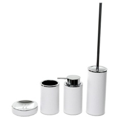 Round 4 Piece Accessory Set, Free Stand
